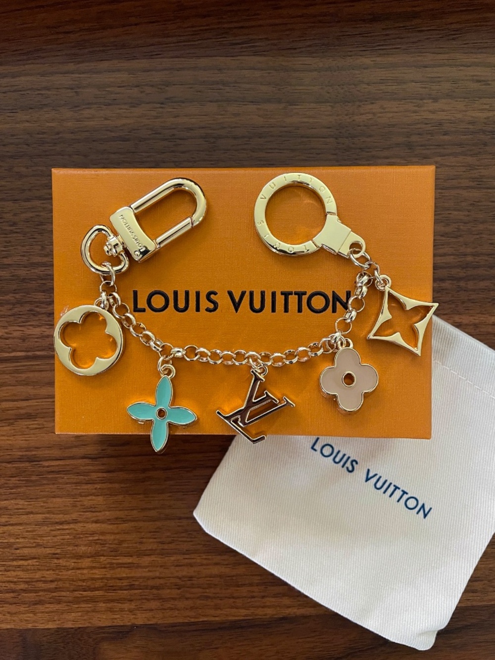 Louis Vuitton Monogram Bag Charm Chain *READ*